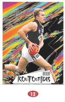 1997 Select AFL Stickers - Stand Ups #13 Anthony Koutoufides Front